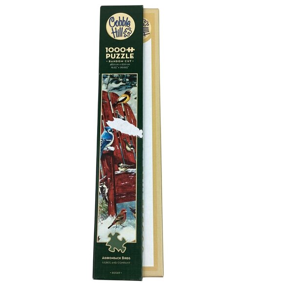 Cobble Hill “Adirondack Birds” 1000+ Piece Premium Jigsaw Puzzle Random Cut Wint - Picture 7 of 9